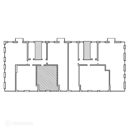 Планировка 2-комнатной квартиры 56.21 м² в ЖК Клубный дом "905", г. Улан-Удэ — фото 6