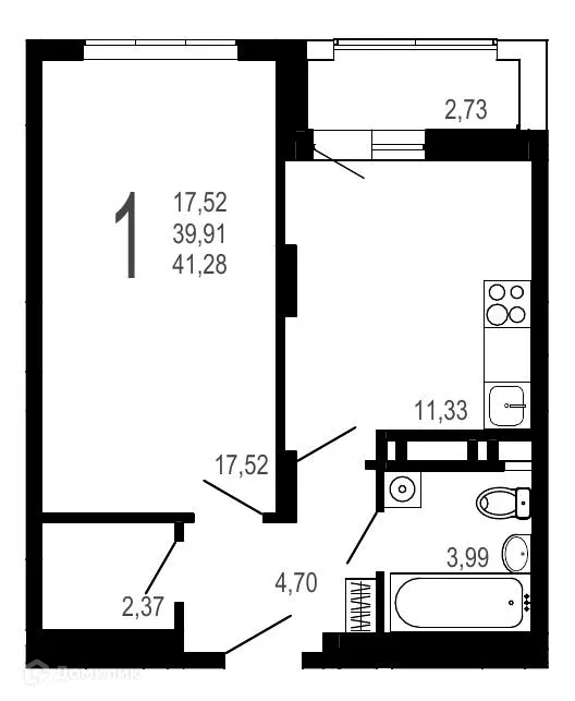 Квартира в ЖК Никитин