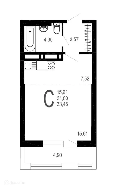 Квартира в ЖК Никитин