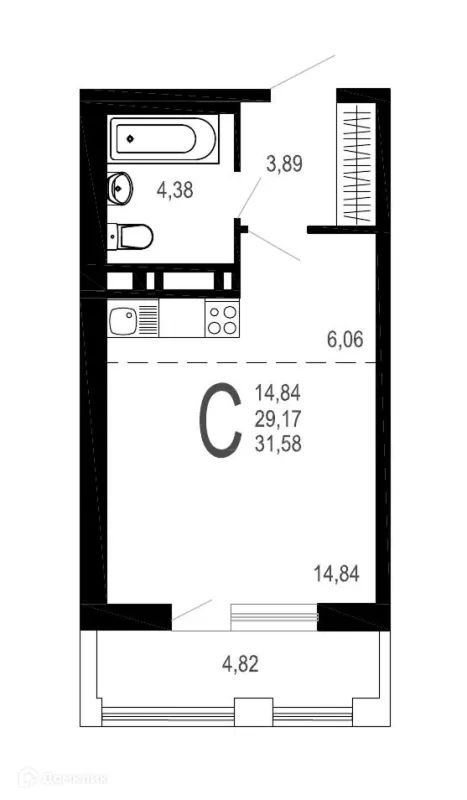 Квартира в ЖК Никитин