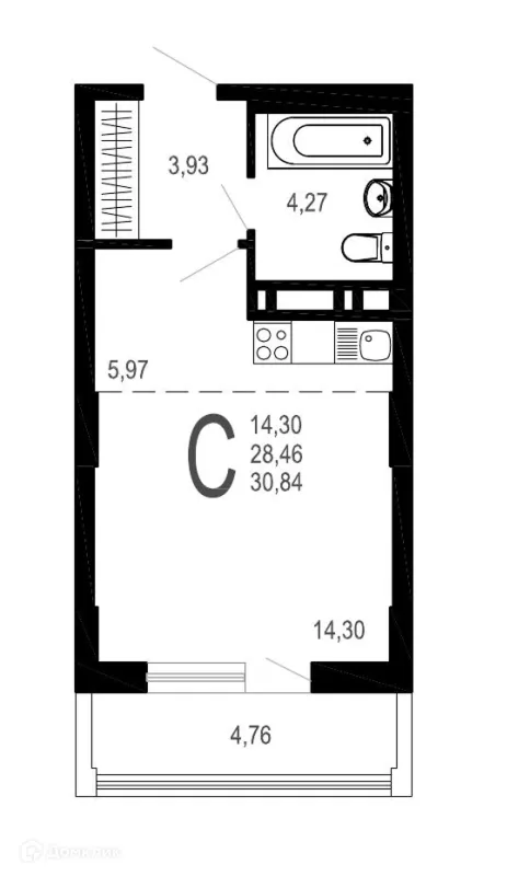 Квартира в ЖК Никитин
