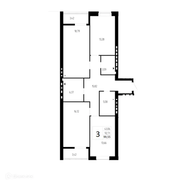 Квартира в ЖК ОНЕГИН