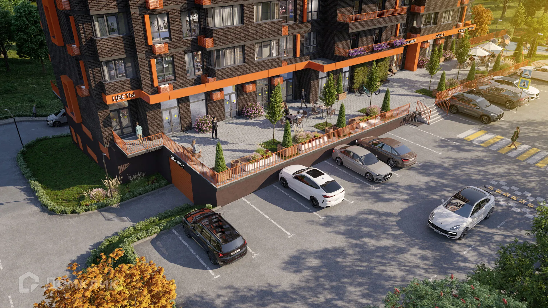 Планировка 1-комнатной квартиры 37.67 м² в ЖК Фаренгейт, г. Волгоград — фото 6