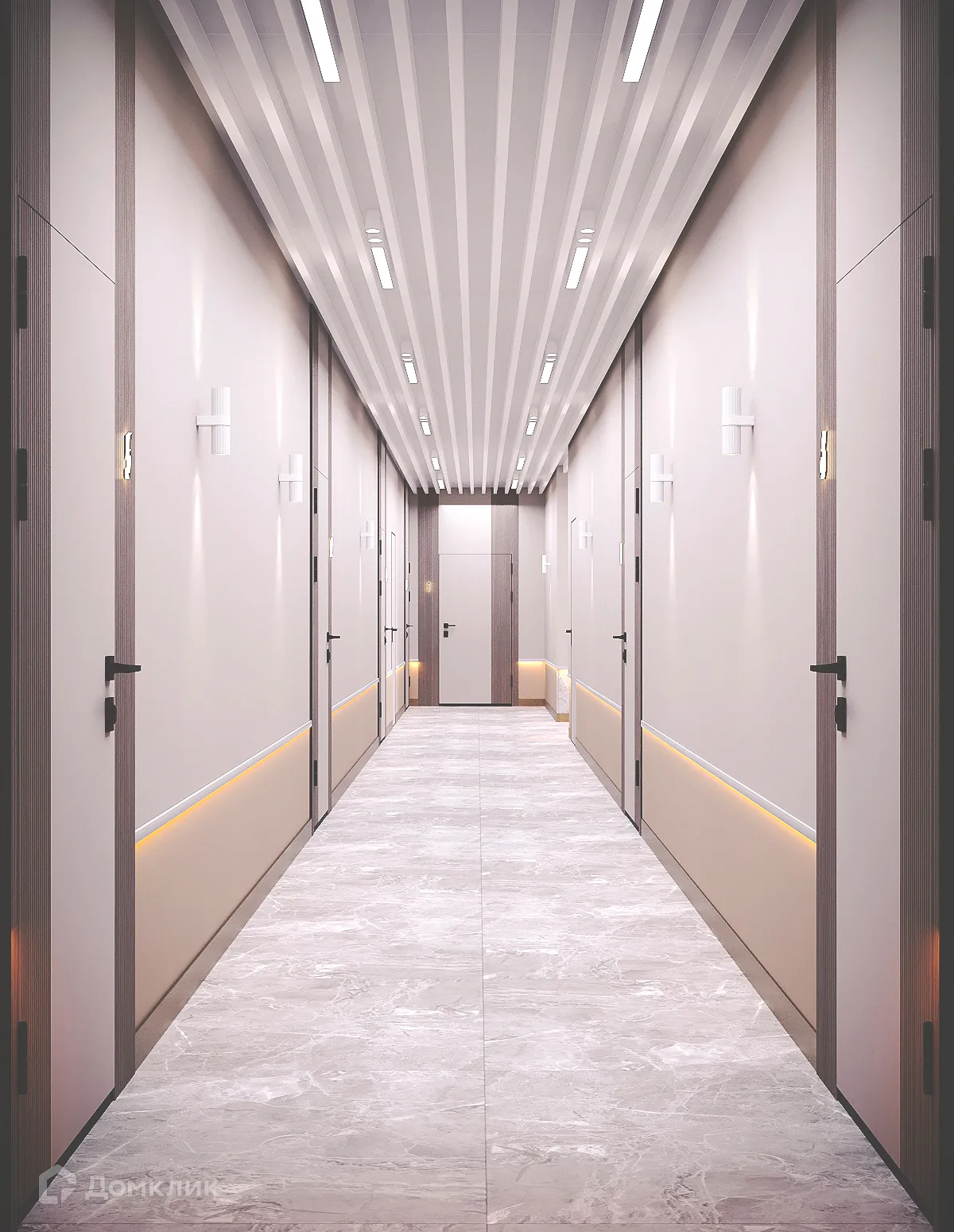 Планировка 1-комнатной квартиры 45.3 м² в ЖК Маяк на Двинской, г. Волгоград — фото 4