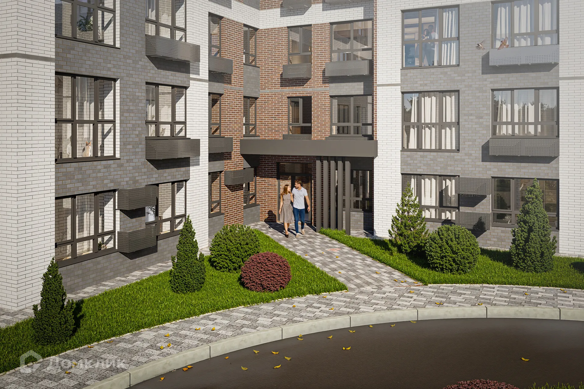 Планировка 1-комнатной квартиры 40.75 м² в ЖК Клубный дом на Жукова, г. Волгоград — фото 10