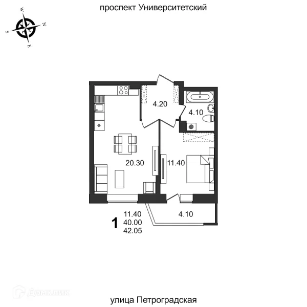 Квартира в ЖК "Балтийский"