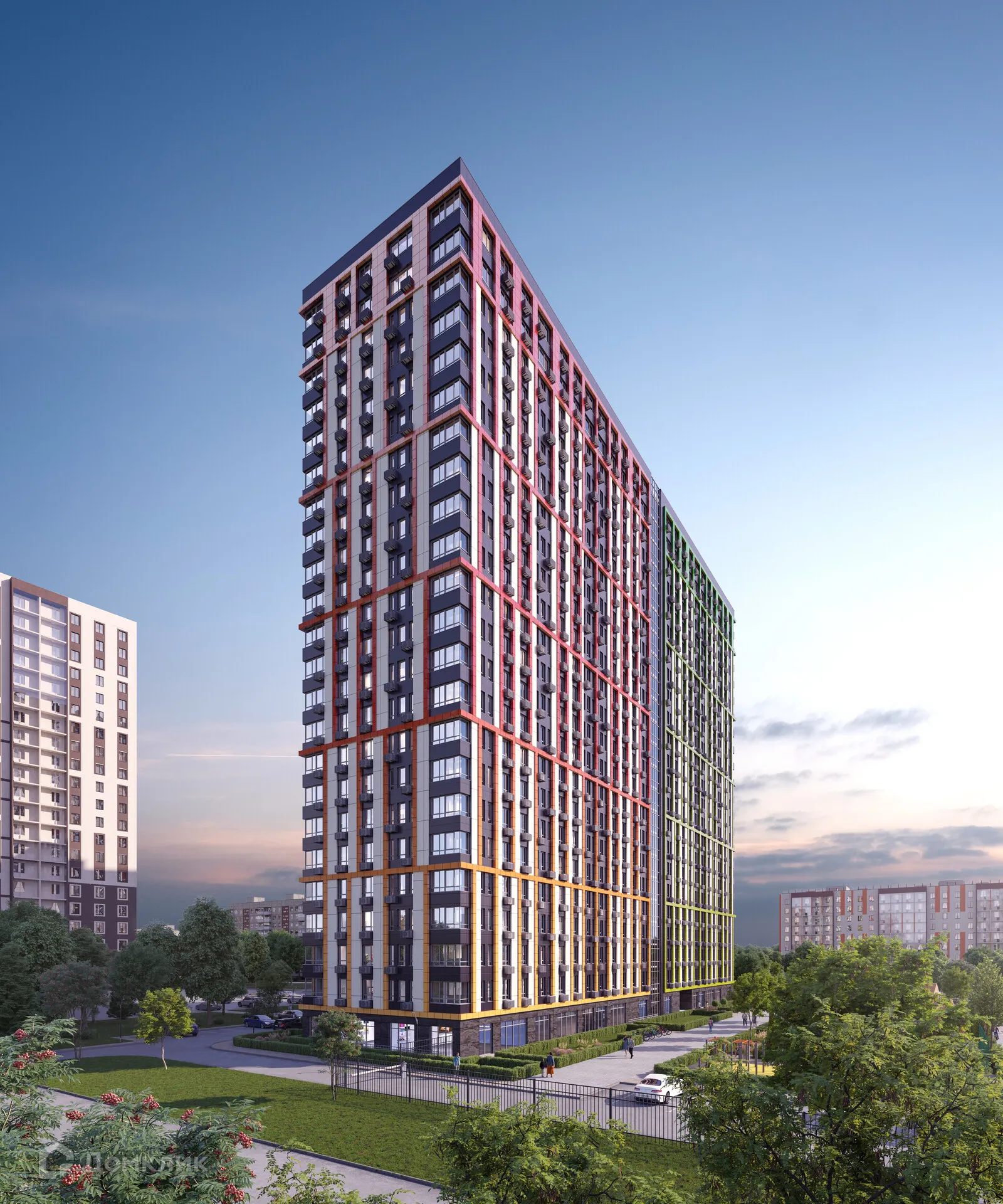 Планировка 1-комнатной квартиры 47.52 м² в ЖК ОМЕГА, г. Волгоград — фото 5