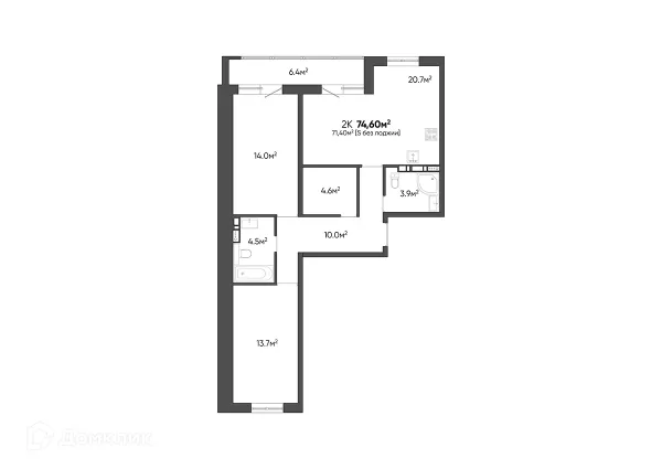 Квартира в ЖК Квартал