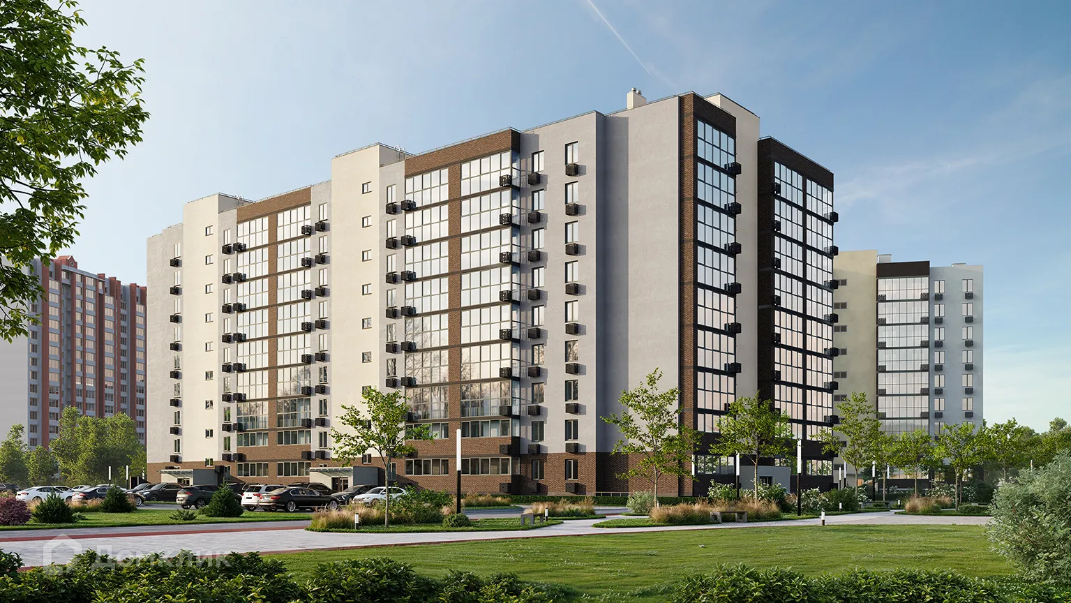 Планировка 1-комнатной квартиры 35.88 м² в ЖК Квартал, г. Волгоград — фото 7