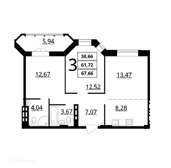 Квартира в ЖК "Резиденция"