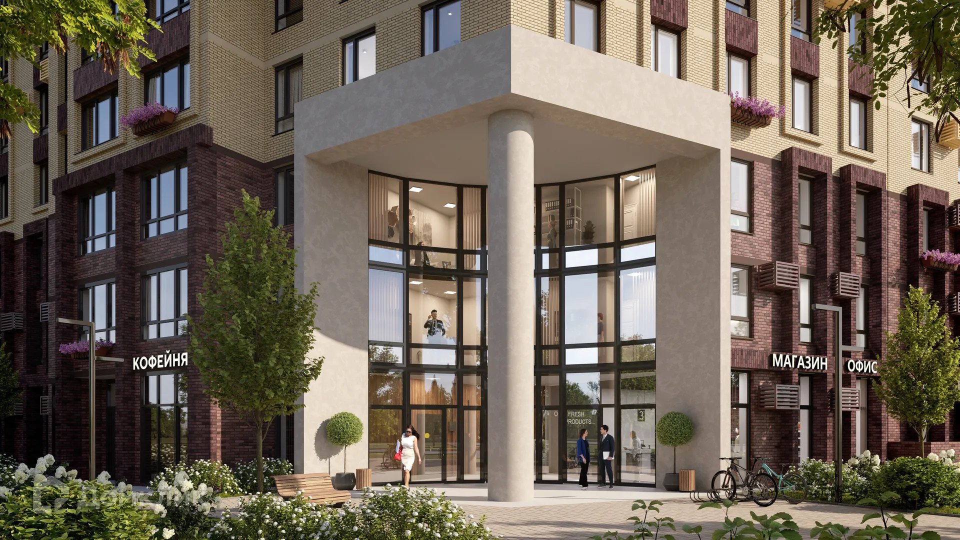 Планировка 1-комнатной квартиры 34.3 м² в ЖК Сталь, г. Волгоград — фото 7