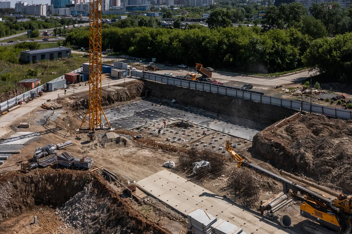 ЖК Исеть парк ход строительства