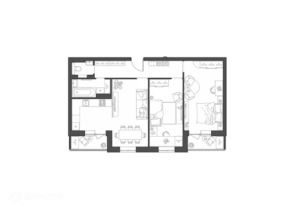 Квартира в ЖК Квартал