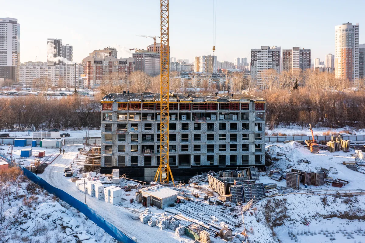 ЖК Исеть парк ход строительства