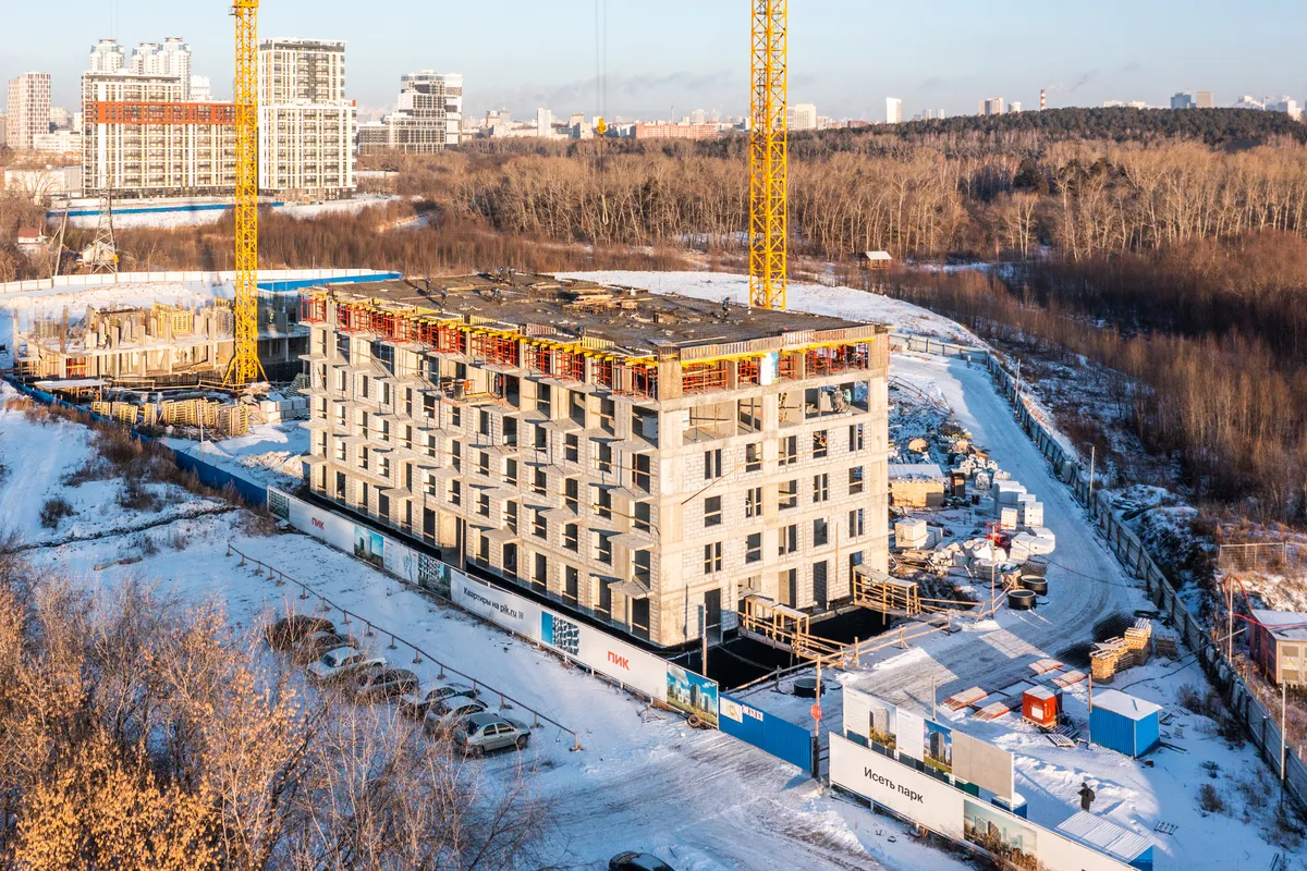 ЖК Исеть парк ход строительства