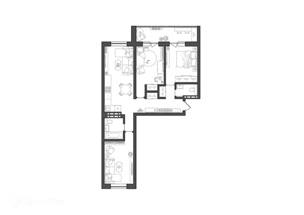 Квартира в ЖК Квартал