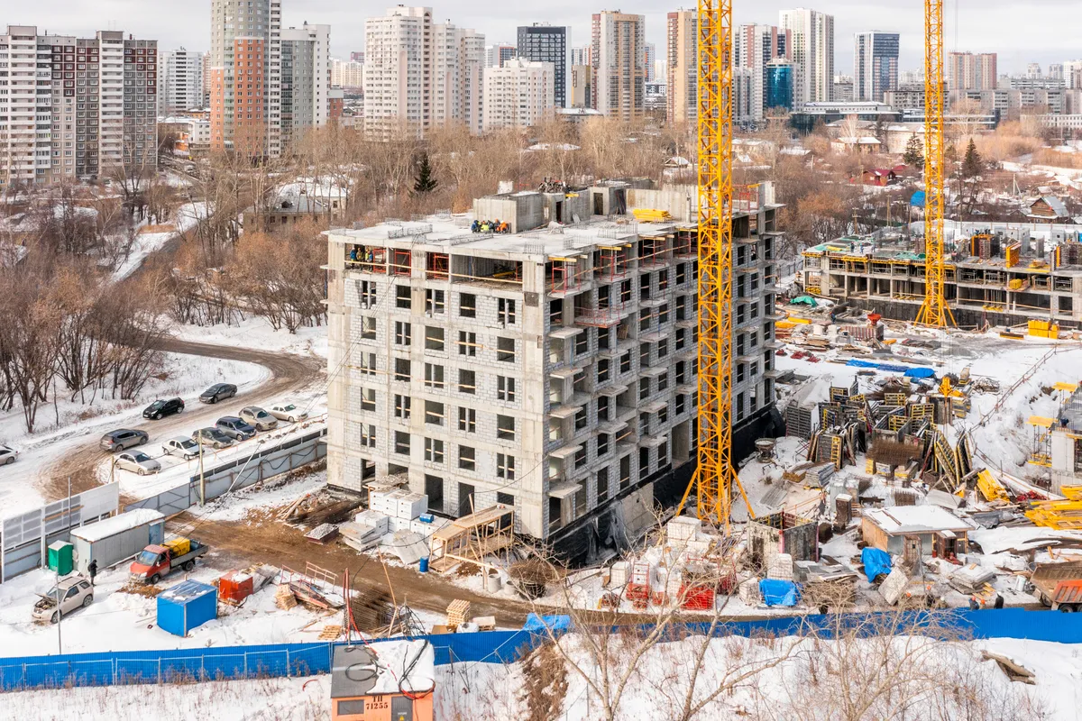 ЖК Исеть парк ход строительства