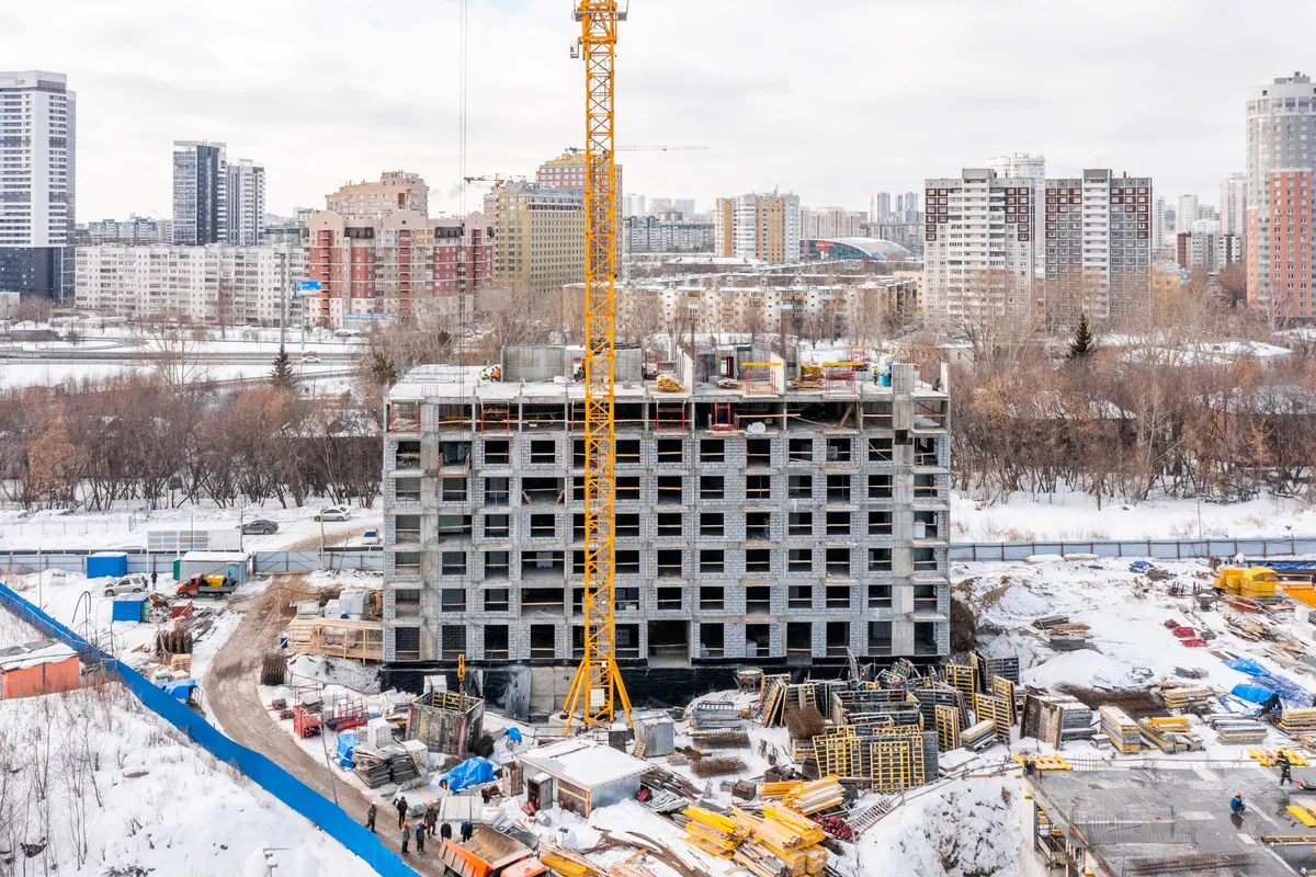 ЖК Исеть парк ход строительства