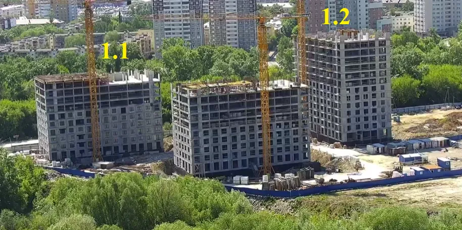 ЖК Исеть парк ход строительства
