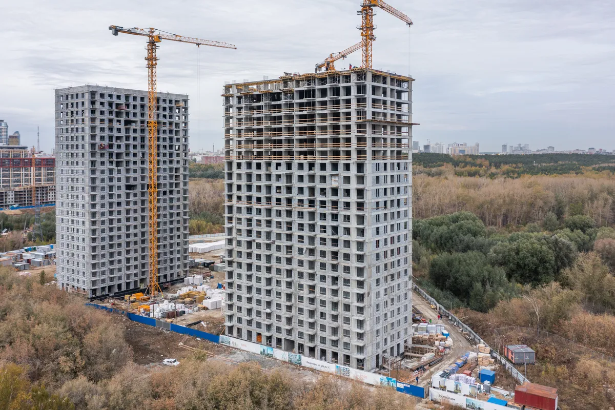 ЖК Исеть парк ход строительства
