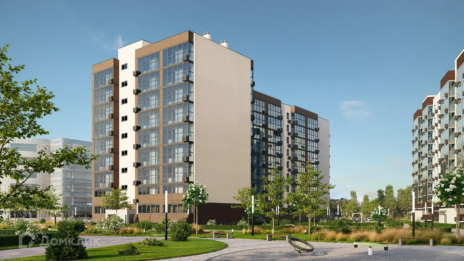 Планировка 2-комнатной квартиры 55.58 м² в ЖК Квартал, г. Волгоград — фото 8