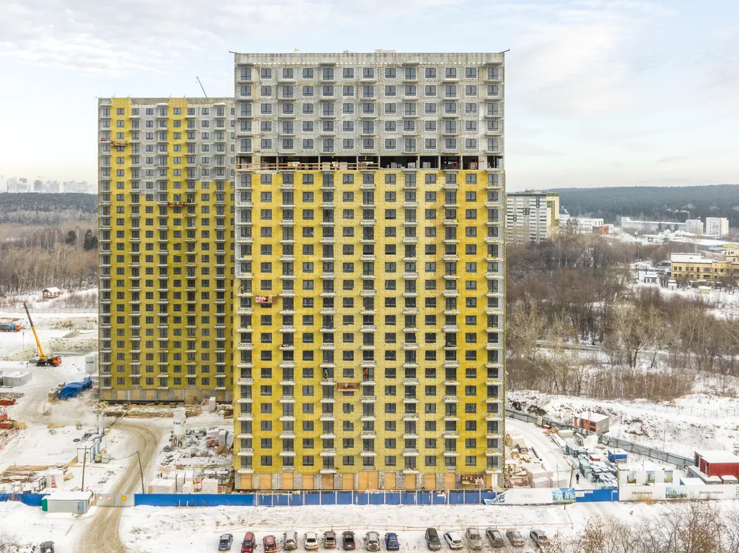 ЖК Исеть парк ход строительства