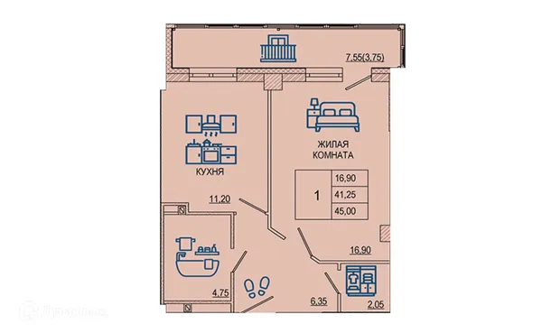 Квартира в ЖК Петровский парк