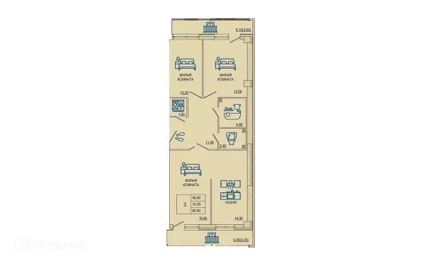 Квартира в ЖК Петровский парк