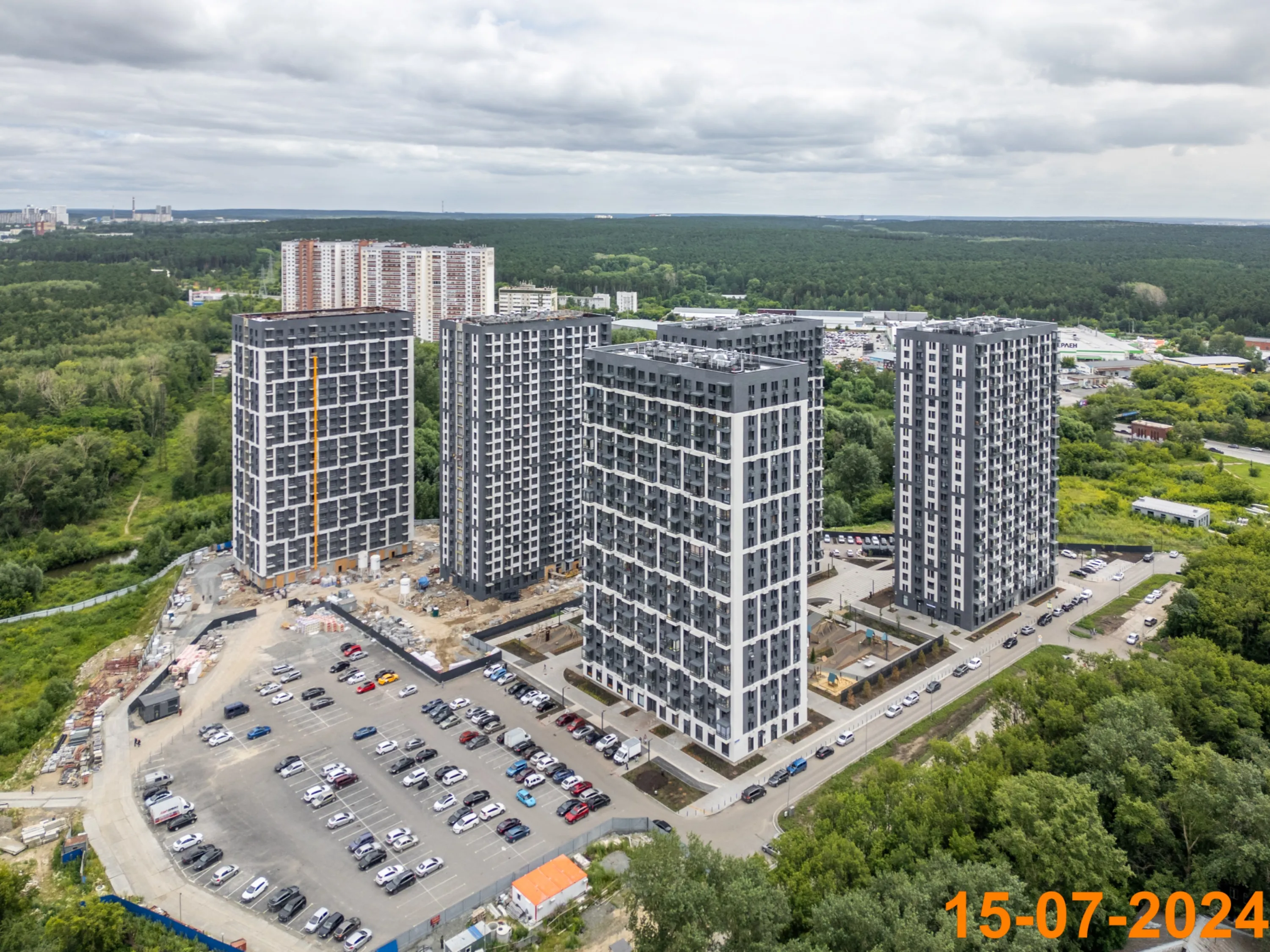 ЖК Исеть парк ход строительства
