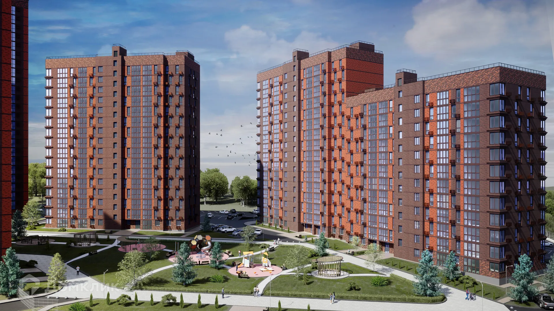 Планировка 1-комнатной квартиры 34 м² в ЖК Засекин, г. Волгоград — фото 10