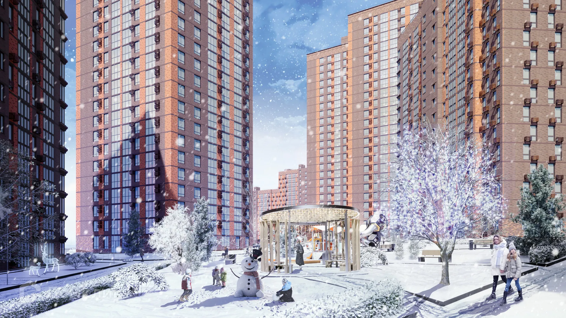 Планировка 1-комнатной квартиры 33.5 м² в ЖК Засекин, г. Волгоград — фото 11