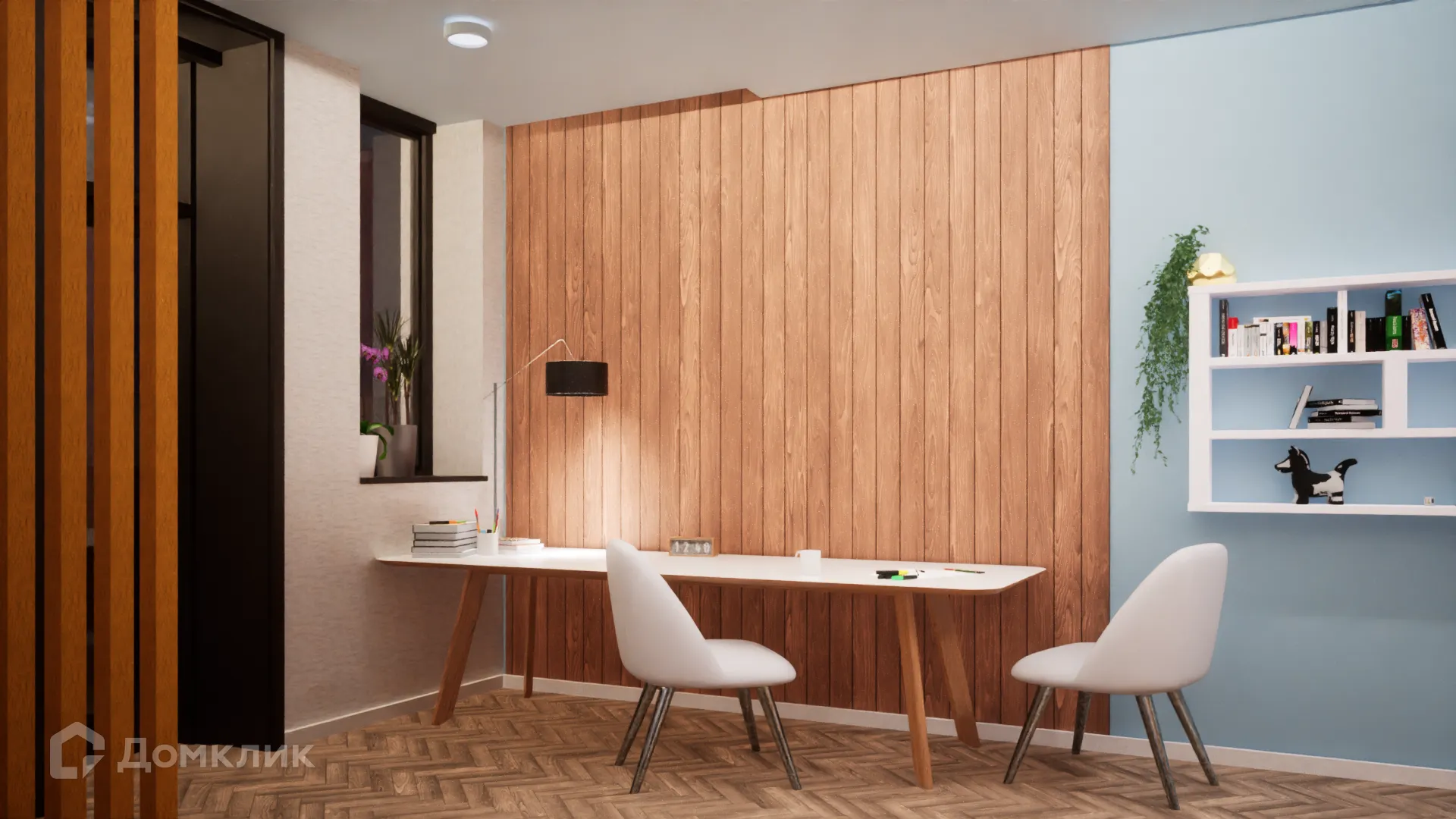 Планировка 1-комнатной квартиры 33.5 м² в ЖК Засекин, г. Волгоград — фото 19