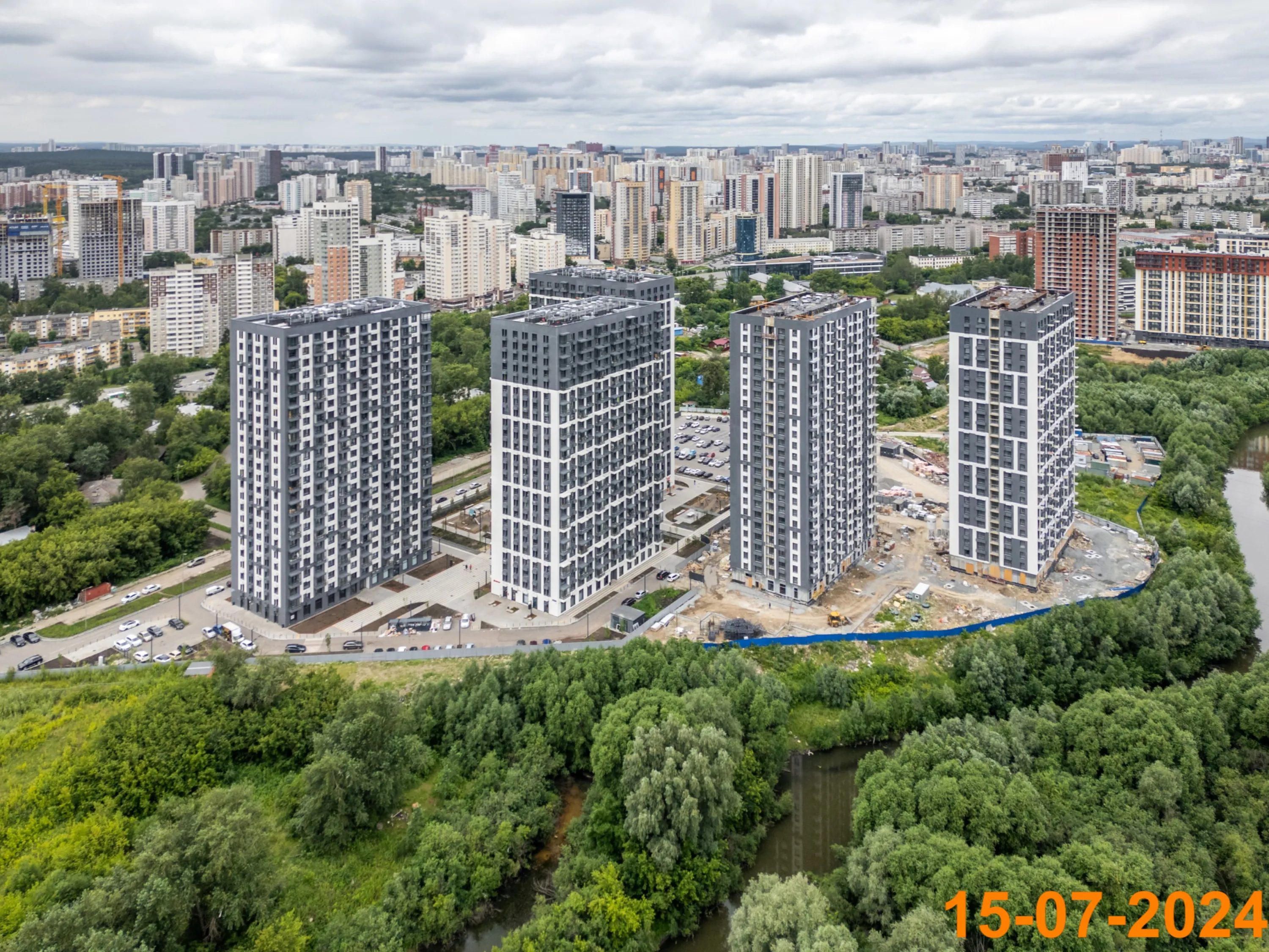 ЖК Исеть парк ход строительства