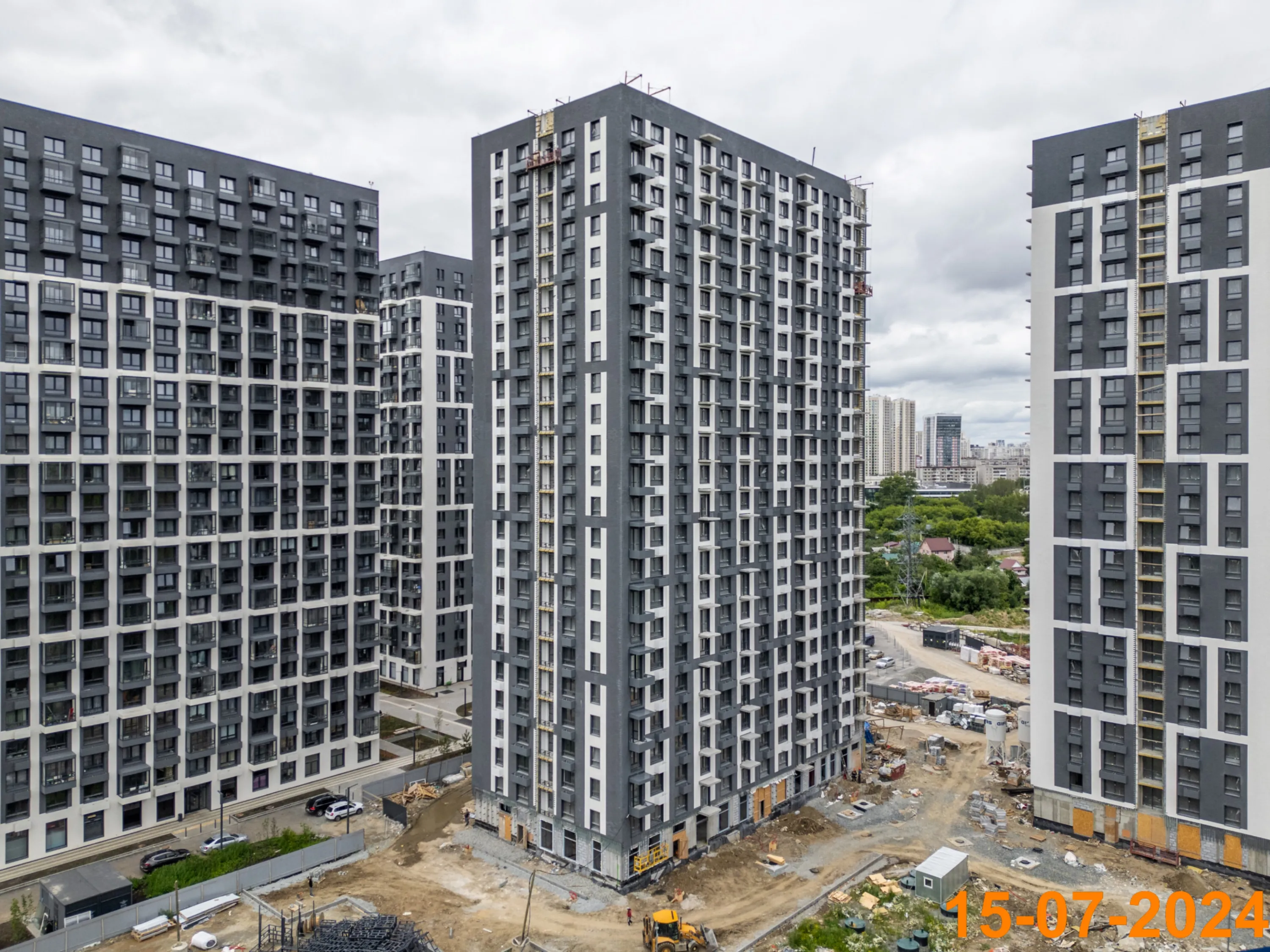 ЖК Исеть парк ход строительства