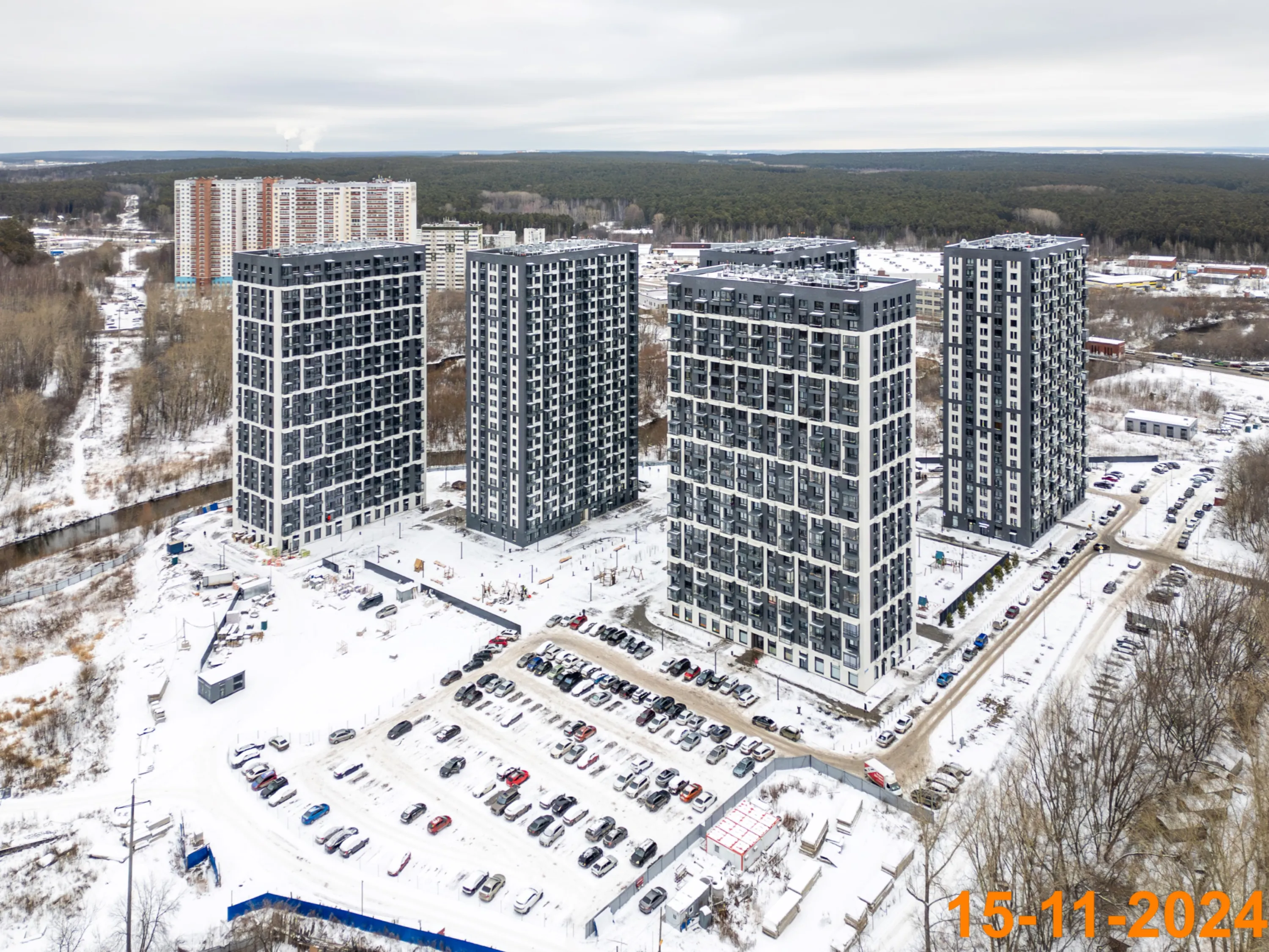 ЖК Исеть парк ход строительства