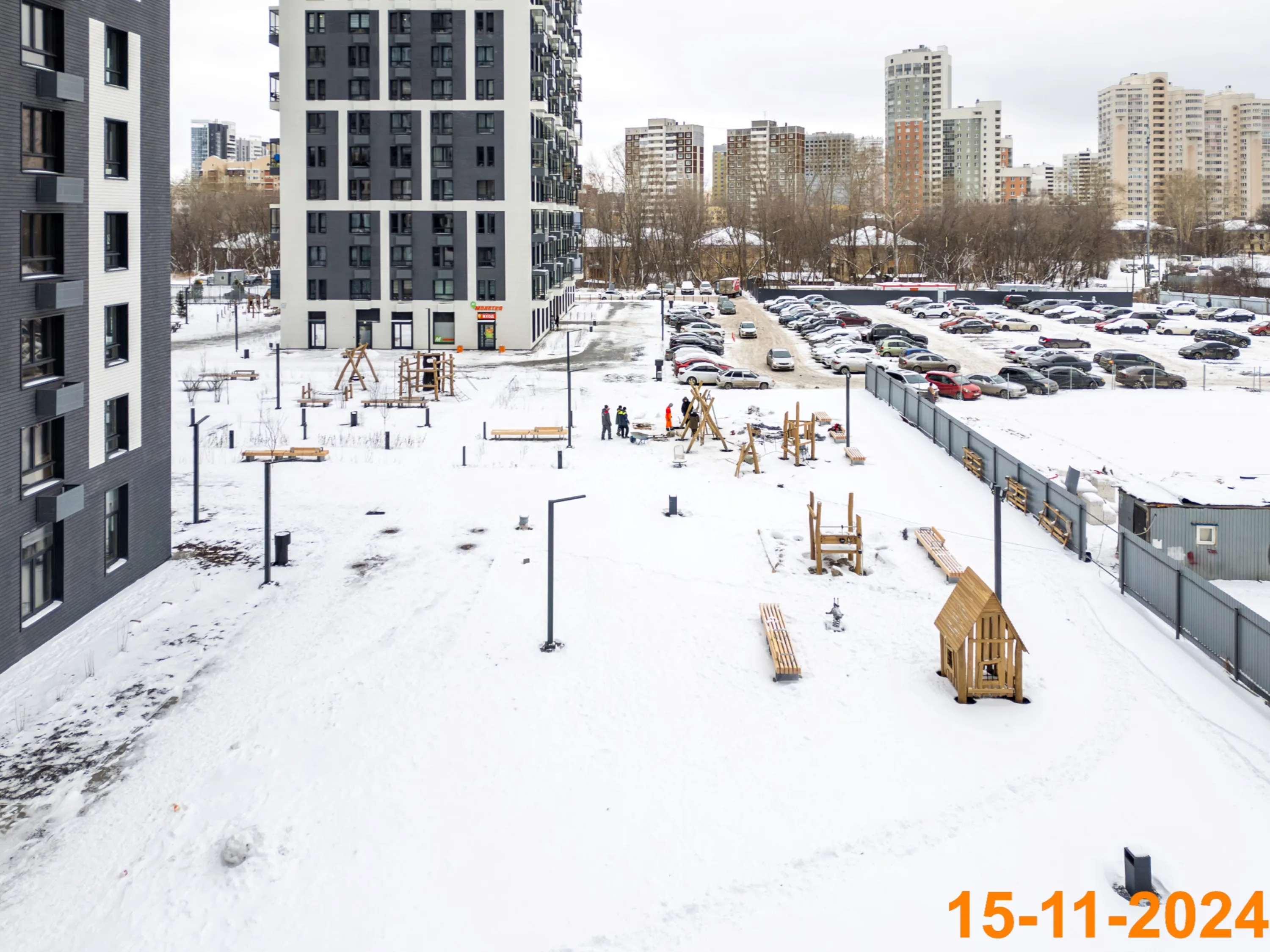 ЖК Исеть парк ход строительства