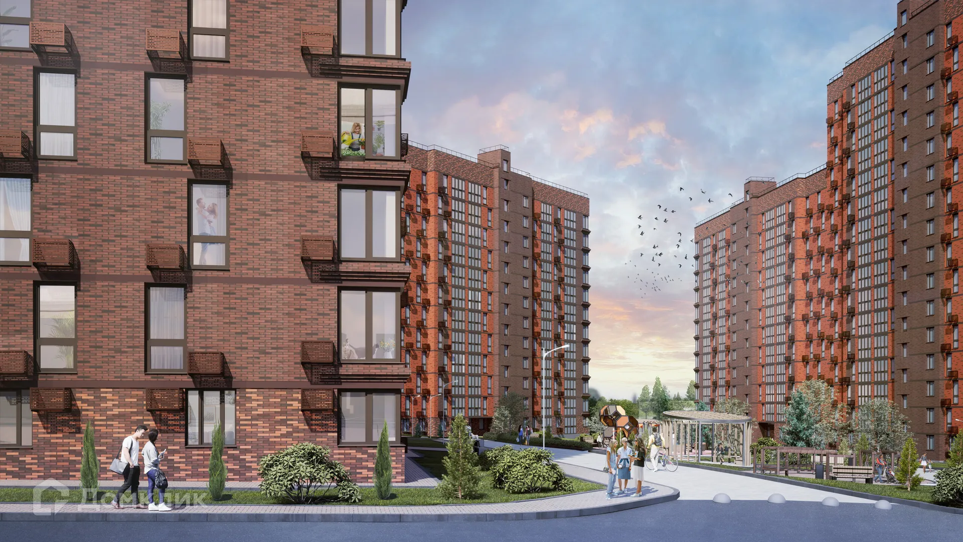 Планировка 1-комнатной квартиры 33.5 м² в ЖК Засекин, г. Волгоград — фото 10