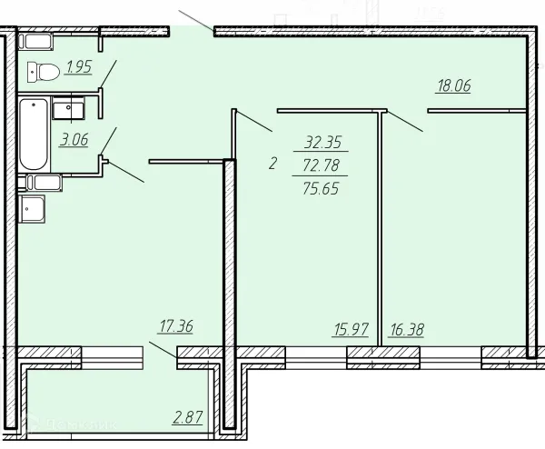 Квартира в ЖК Клевер