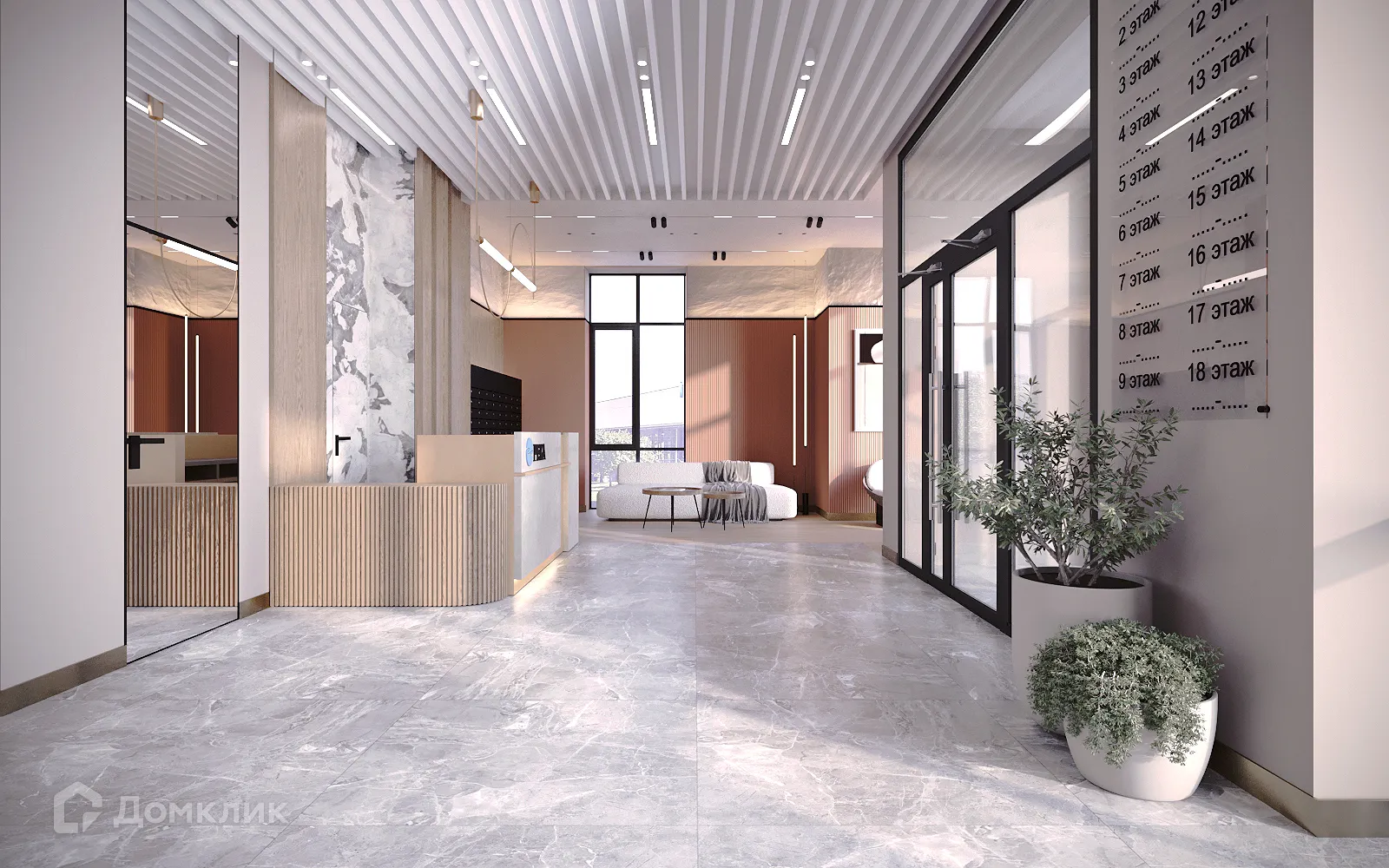 Планировка 2-комнатной квартиры 62.5 м² в ЖК Маяк на Двинской, г. Волгоград — фото 12