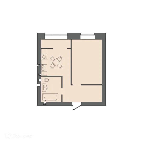 Квартира в ЖК КАРАМЕЛЬ