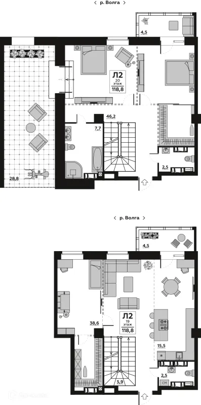 Квартира в ЖК Волго-Дон