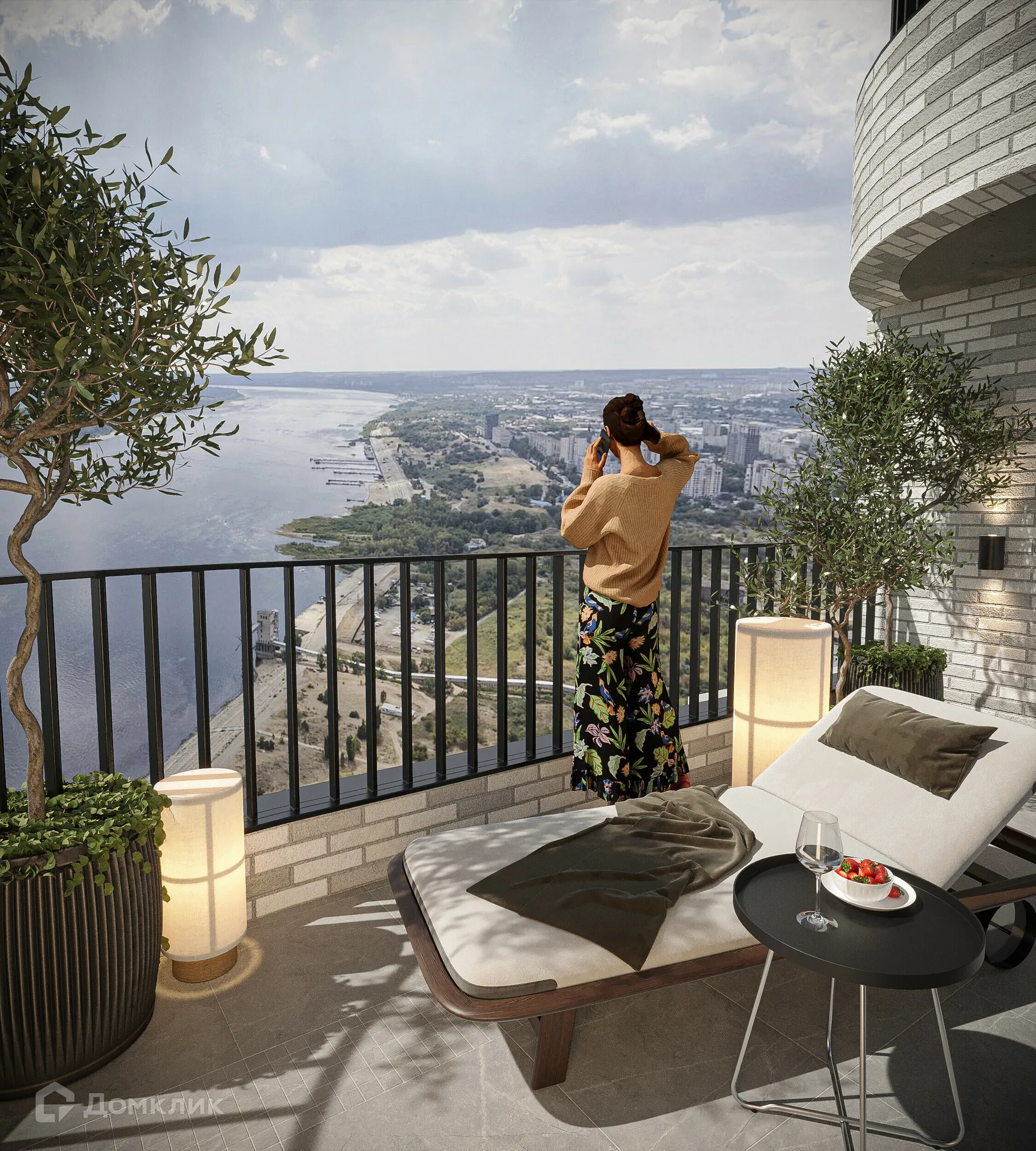 Планировка 1-комнатной квартиры 40.41 м² в ЖК DOLCE VITA, г. Волгоград — фото 9