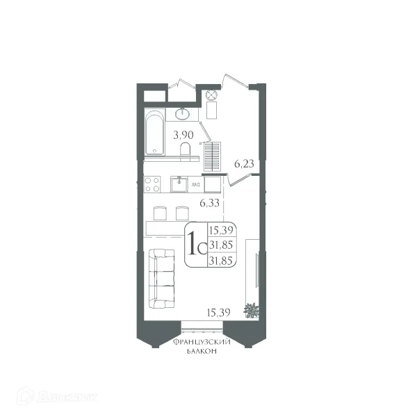Квартира в ЖК DOLCE VITA
