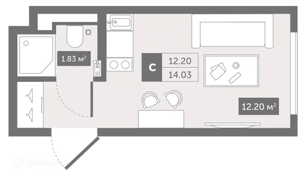 Квартира в ЖК Zoom Черная Речка