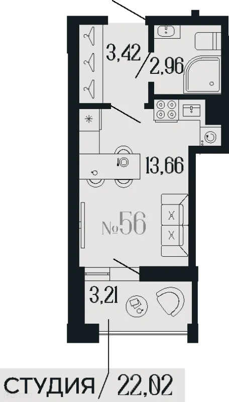 Квартира в ЖК Коллекционный дом "1919"