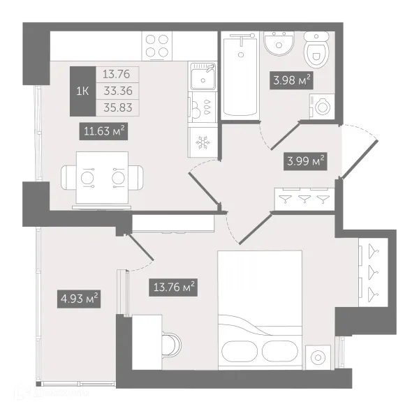 Квартира в ЖК N8