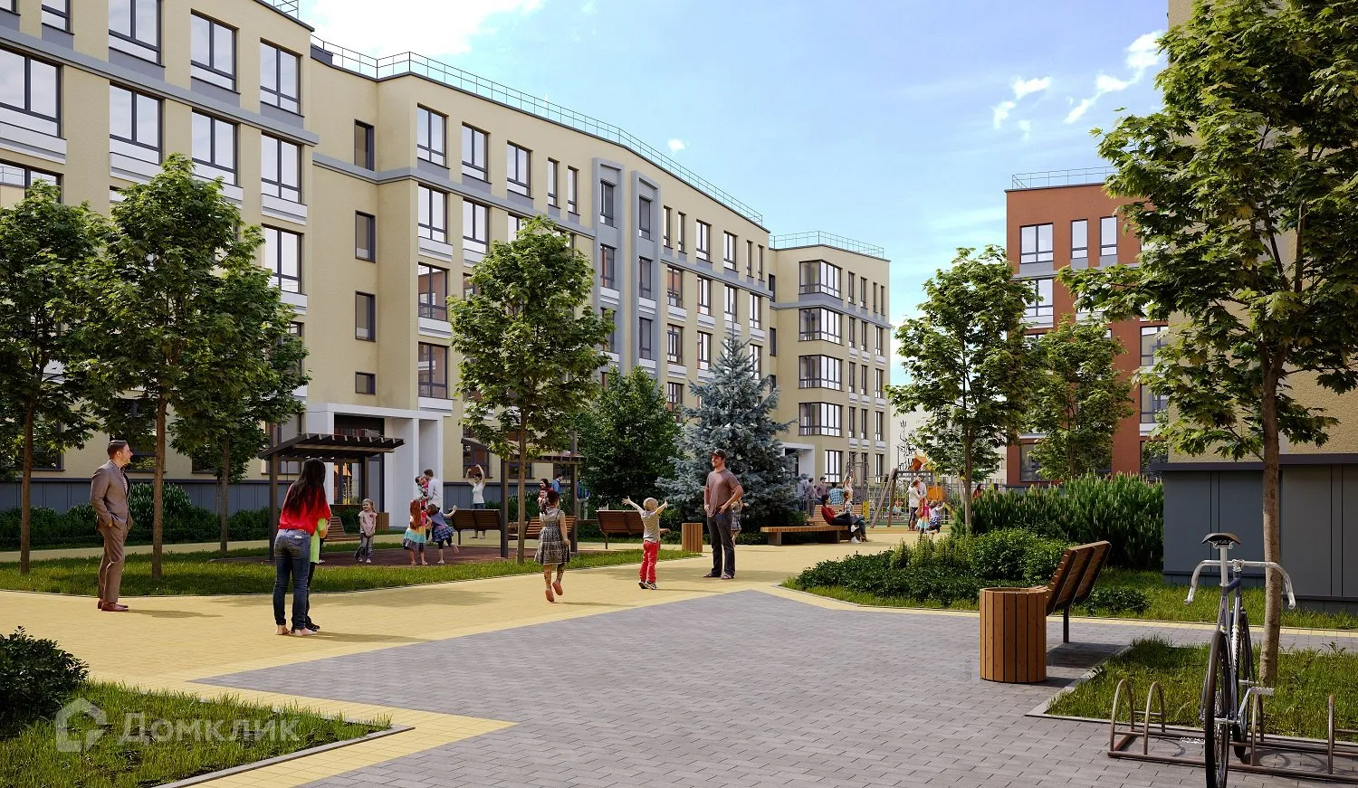 Планировка 2-комнатной квартиры 53.84 м² в ЖК ЮгТаун. Олимпийские кварталы, г. Санкт-Петербург — фото 1