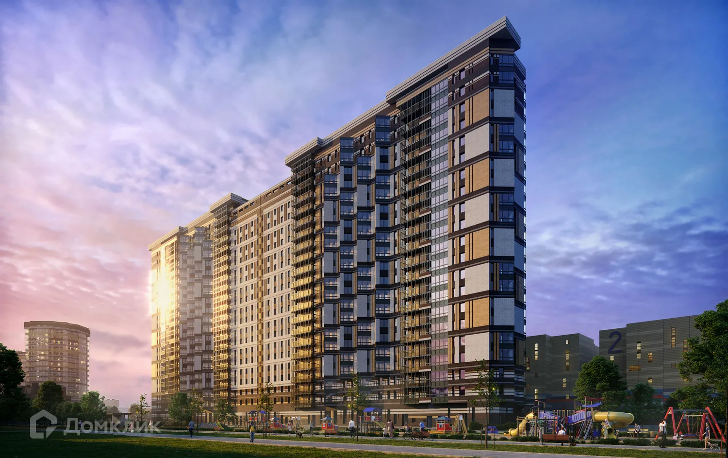 Планировка 3-комнатной квартиры 98.77 м² в ЖК Приморский квартал, г. Санкт-Петербург — фото 20