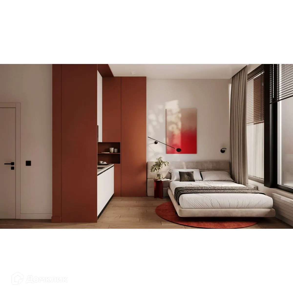 Планировка студии квартиры 20 м² в ЖК МОСКО, г. Санкт-Петербург — фото 5