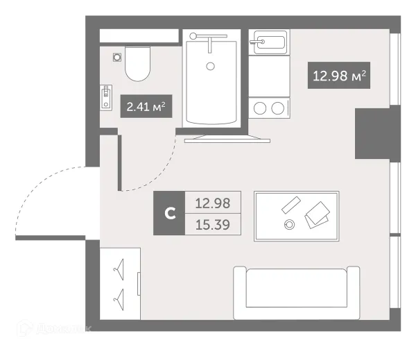 Квартира в ЖК Zoom Черная Речка